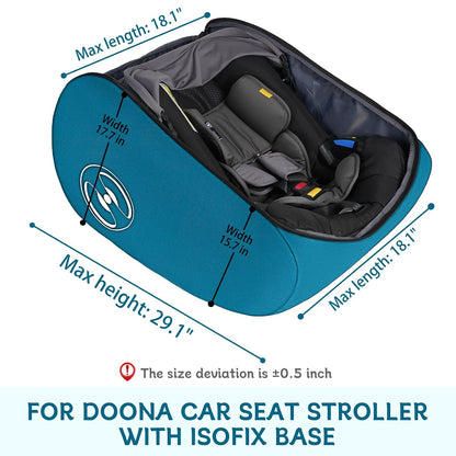 Padded Stroller Travel Bag for Airplane with Backpack Straps