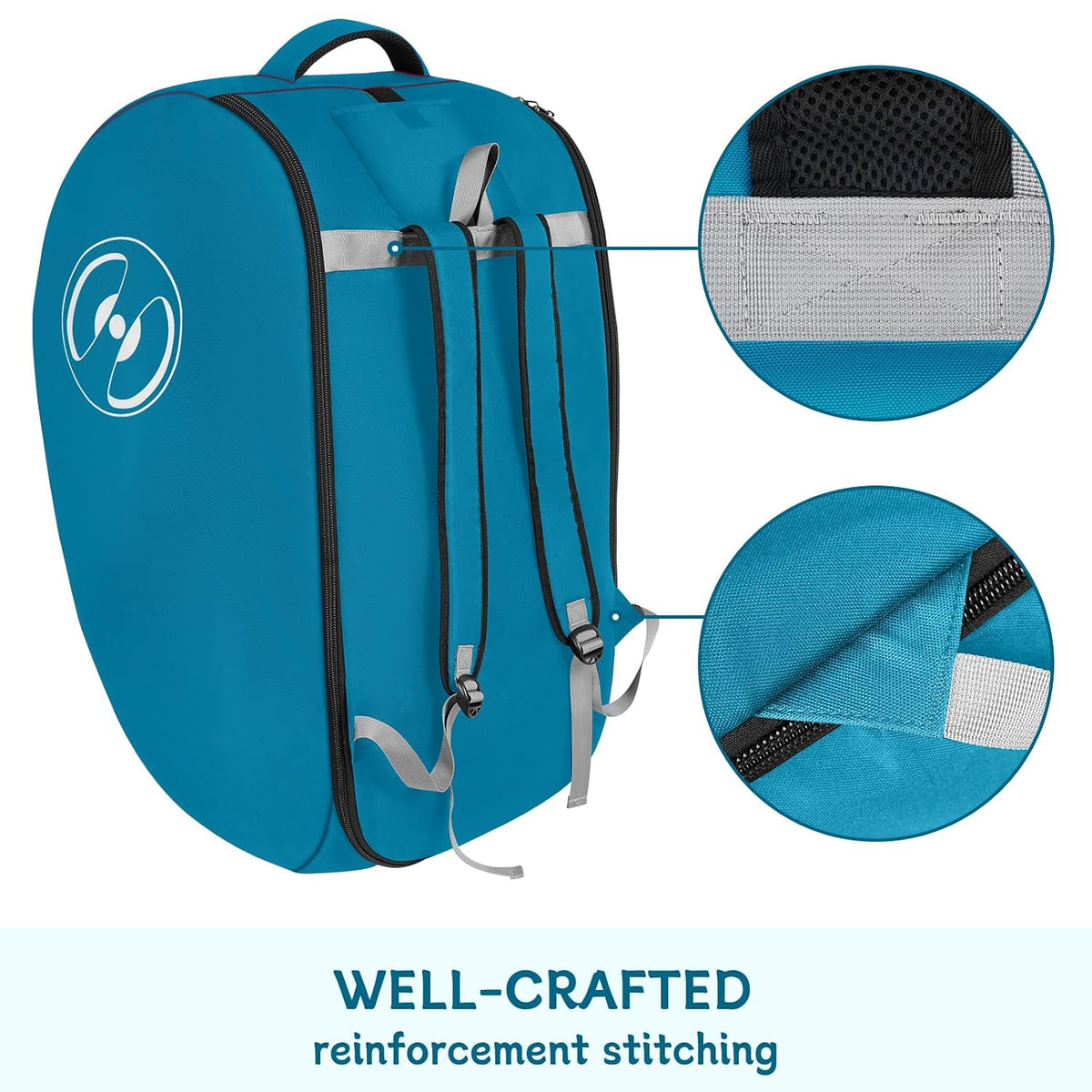 Padded Stroller Travel Bag for Airplane with Backpack Straps