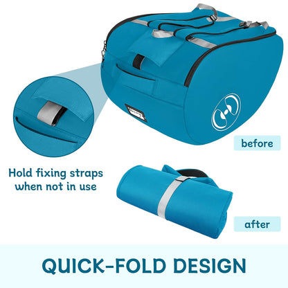 Padded Stroller Travel Bag for Airplane with Backpack Straps