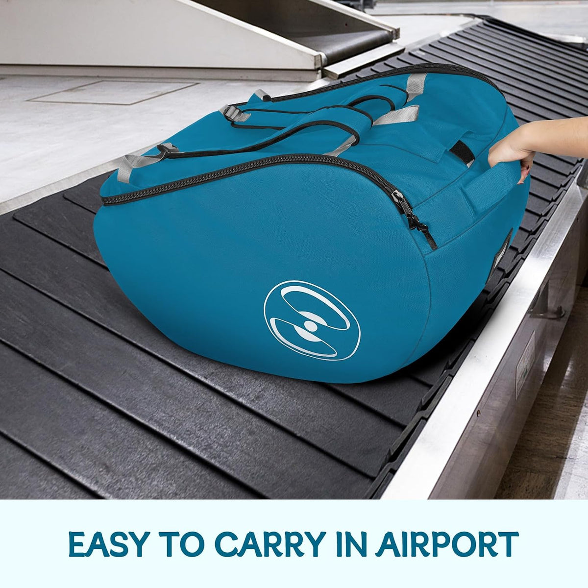 Padded Stroller Travel Bag for Airplane with Backpack Straps