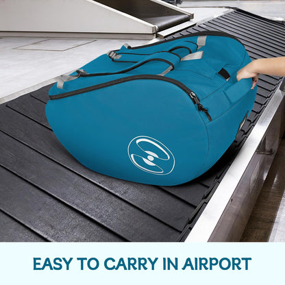 Padded Stroller Travel Bag for Airplane with Backpack Straps