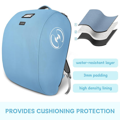 Padded Stroller Travel Bag for Airplane with Backpack Straps