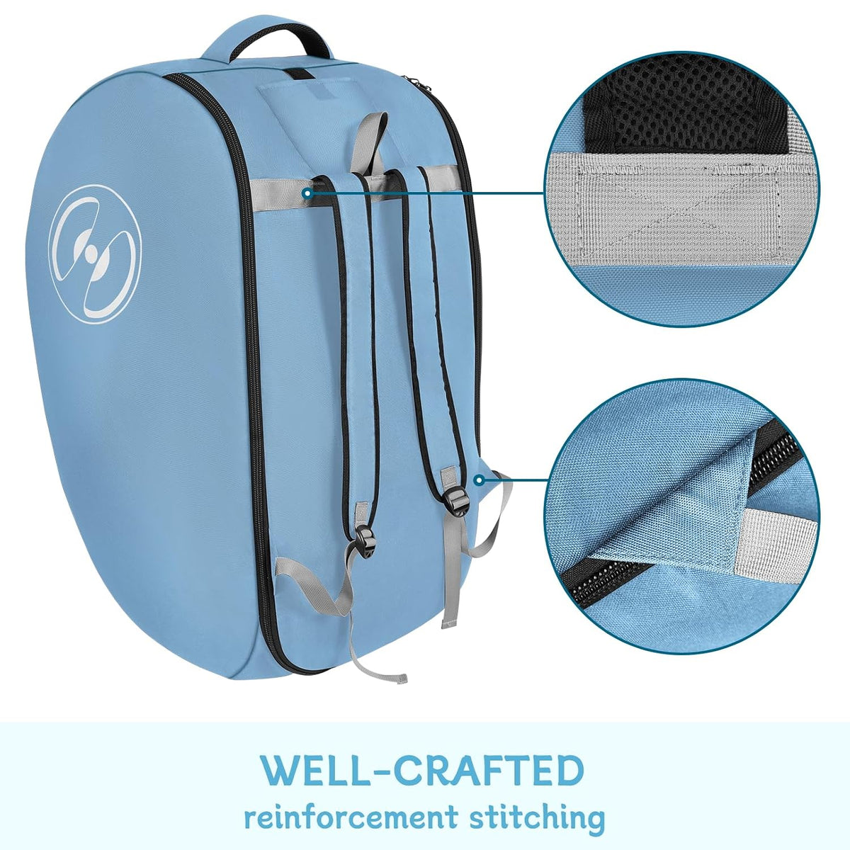 Padded Stroller Travel Bag for Airplane with Backpack Straps