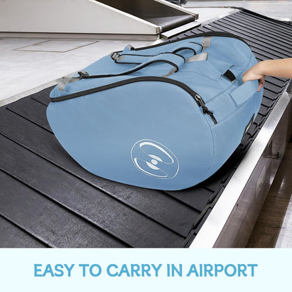 Padded Stroller Travel Bag for Airplane with Backpack Straps