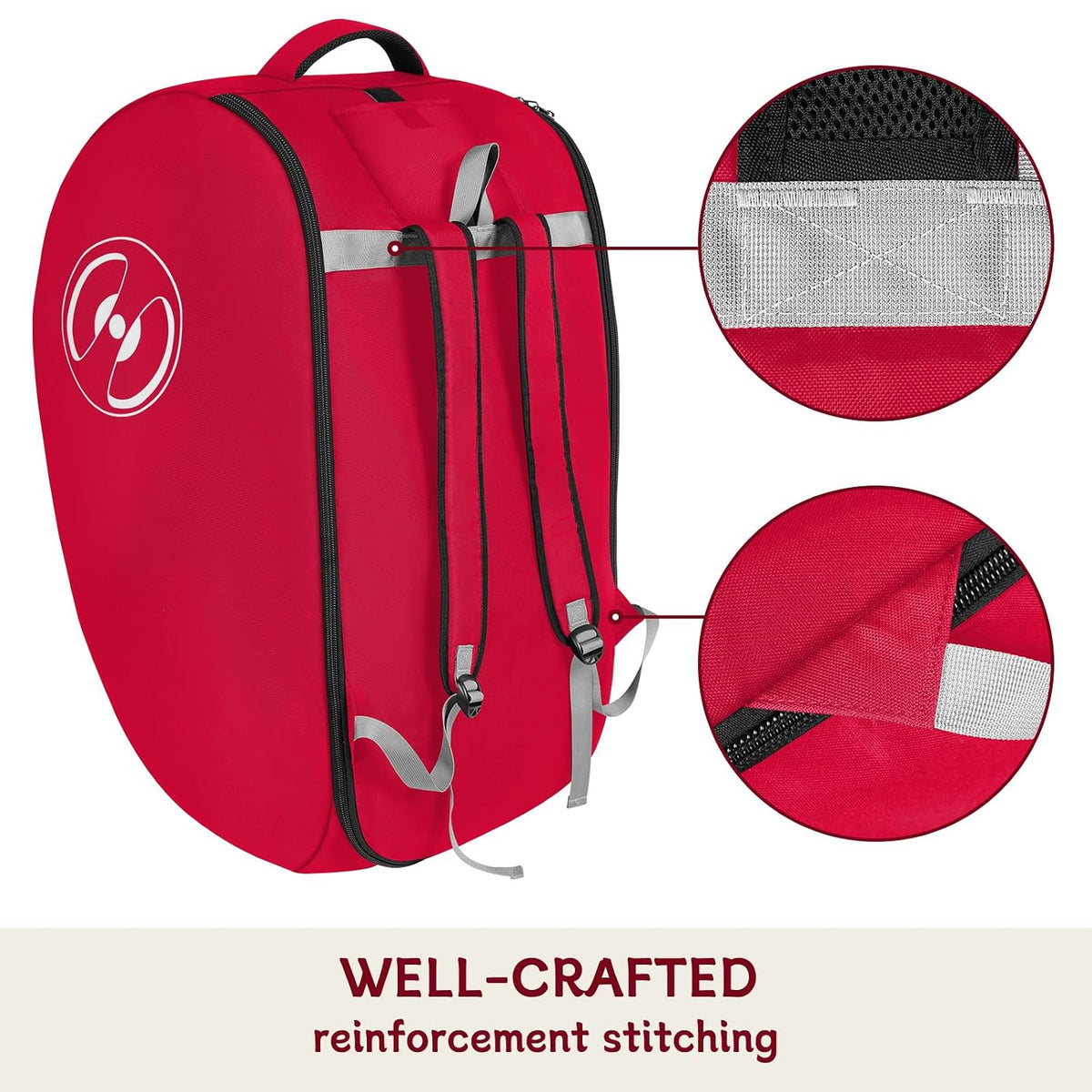 Padded Stroller Travel Bag for Airplane with Backpack Straps