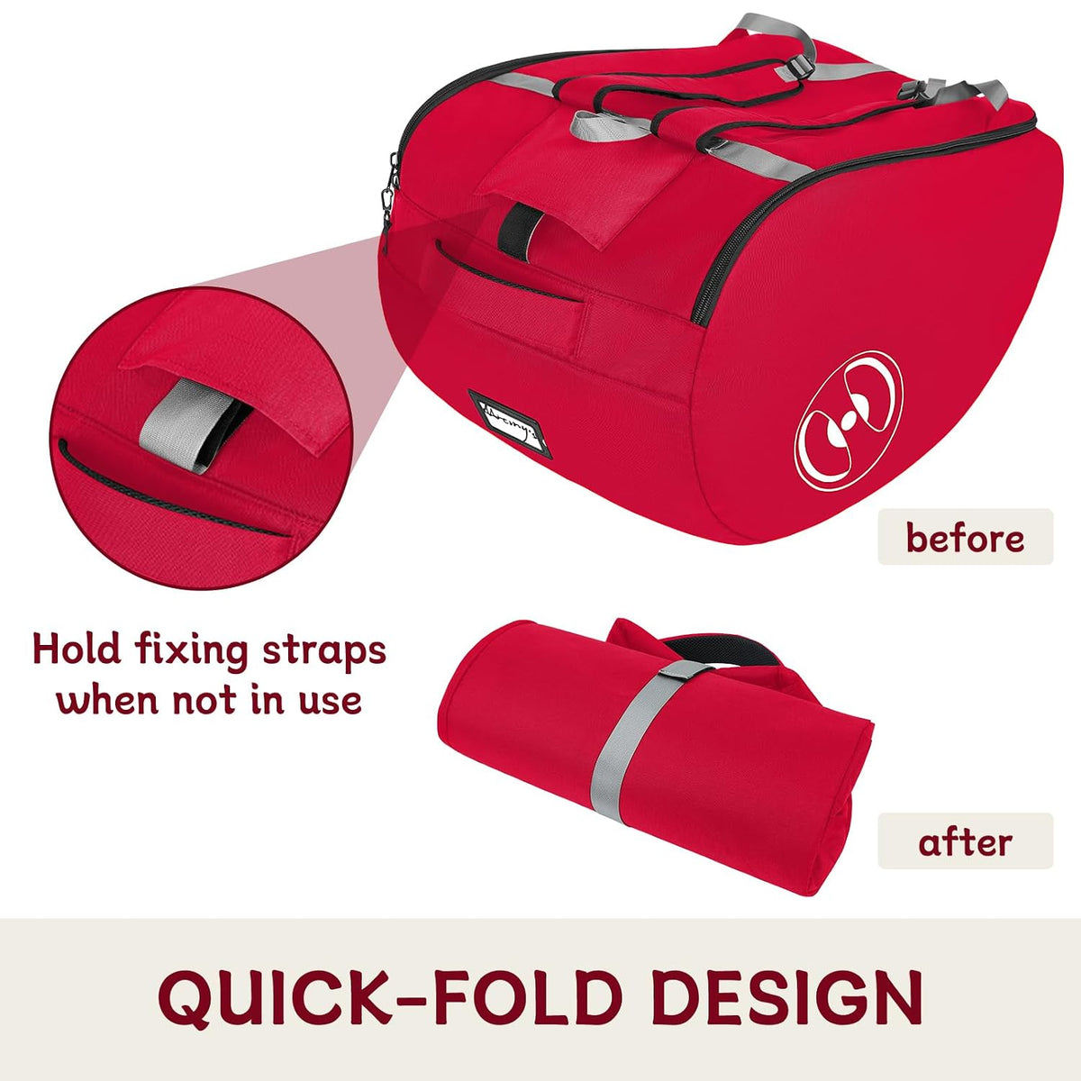 Padded Stroller Travel Bag for Airplane with Backpack Straps