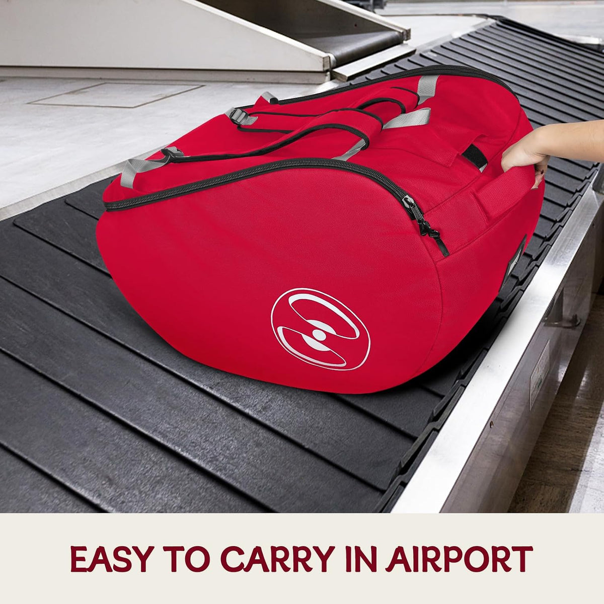 Padded Stroller Travel Bag for Airplane with Backpack Straps