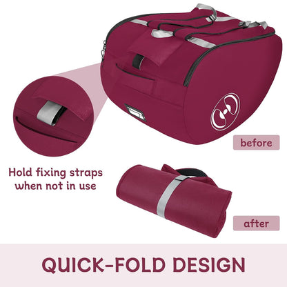 Padded Stroller Travel Bag for Airplane with Backpack Straps