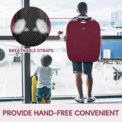 Padded Stroller Travel Bag for Airplane with Backpack Straps