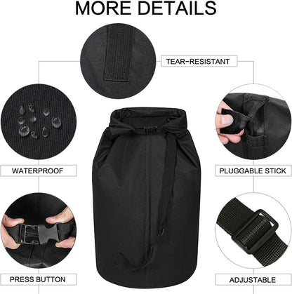 Backpack Laundry Bag for College, Collapsible Hampers for Laundry