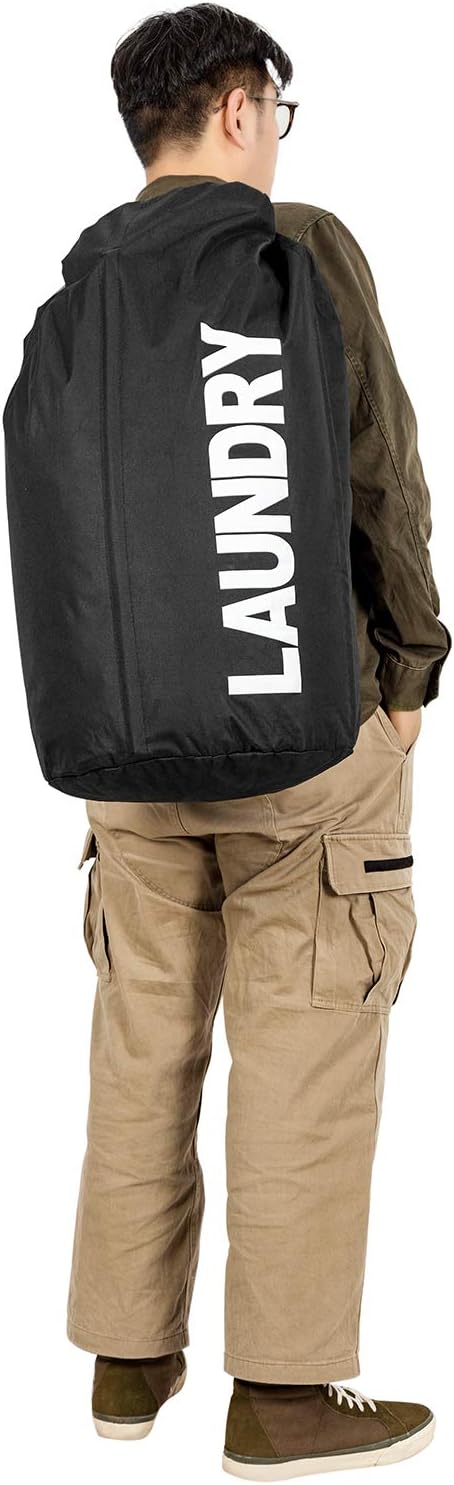 Backpack Laundry Bag for College, Collapsible Hampers for Laundry