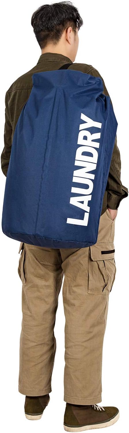 Backpack Laundry Bag for College, Collapsible Hampers for Laundry