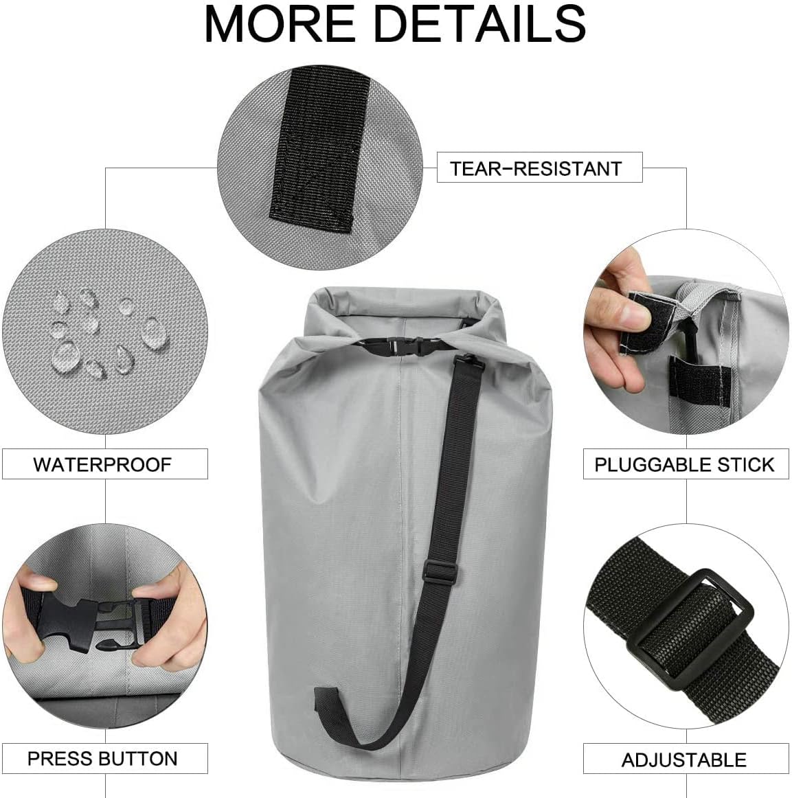Backpack Laundry Bag for College, Collapsible Hampers for Laundry