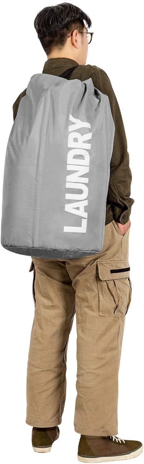 Backpack Laundry Bag for College, Collapsible Hampers for Laundry