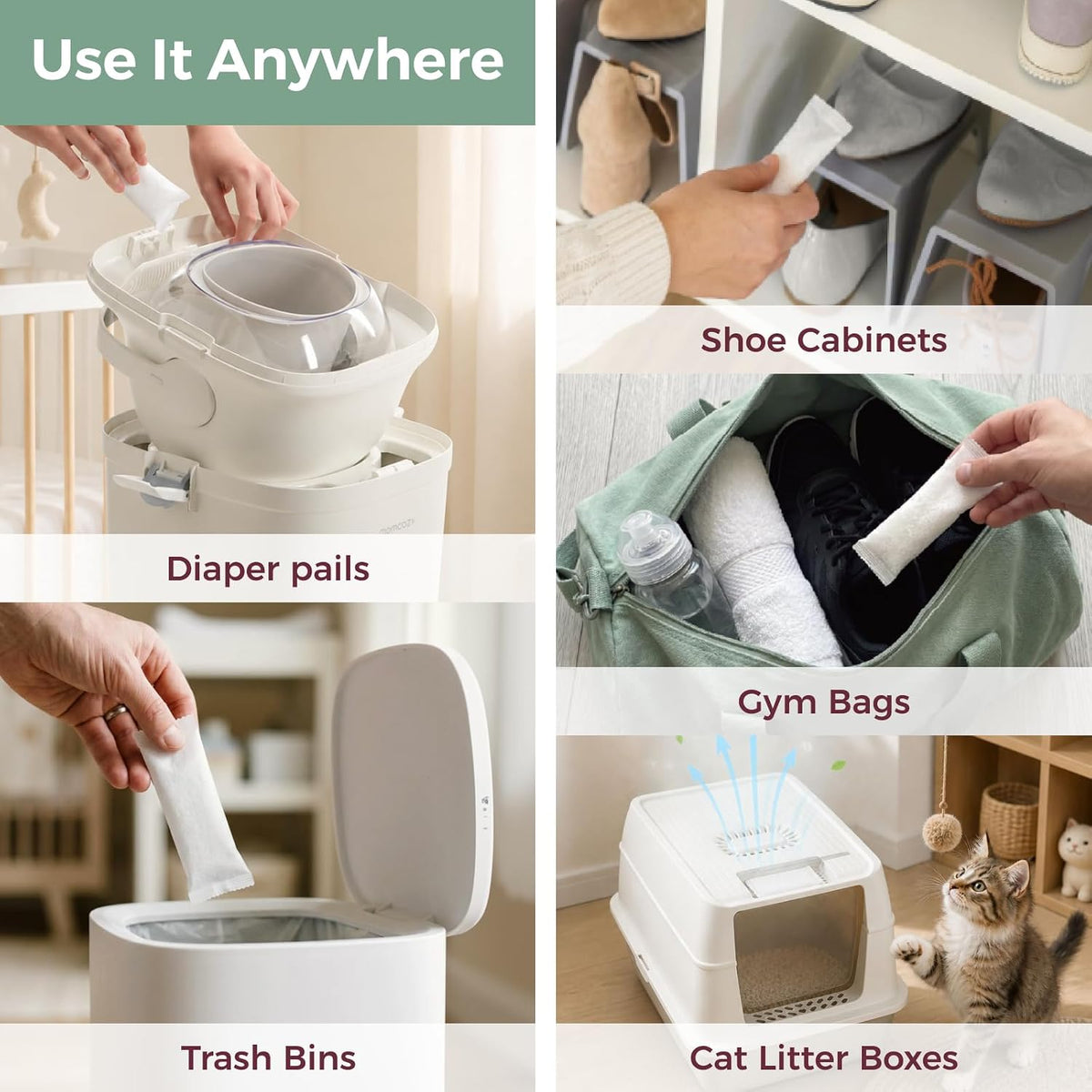 13 Gallon Drawstring Diaper Pail Bags, 45 Count, Ultra Thick