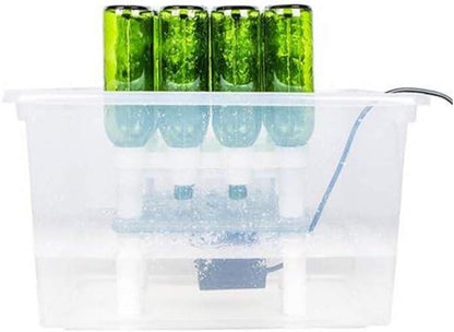 FastWasher 12 Beer Bottle Washer and Wine Bottle Cleaner | BOTTLES & RACKS NOT INCLUDED | General Purpose Rinser | Cleaner and Sanitizer System, Easy to Assemble