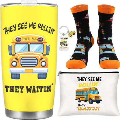 Tennis Gifts for Women Men, Funny Sport Accessories Gift, Includes 20 oz Tumbler Keychain Sock, Birthday Christmas Team Present for Tennis Lovers Players
