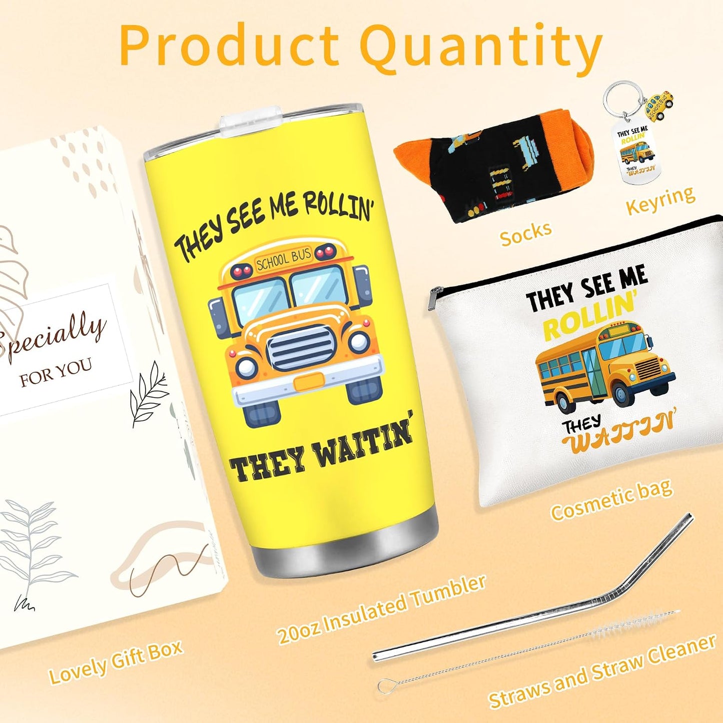 Tennis Gifts for Women Men, Funny Sport Accessories Gift, Includes 20 oz Tumbler Keychain Sock, Birthday Christmas Team Present for Tennis Lovers Players