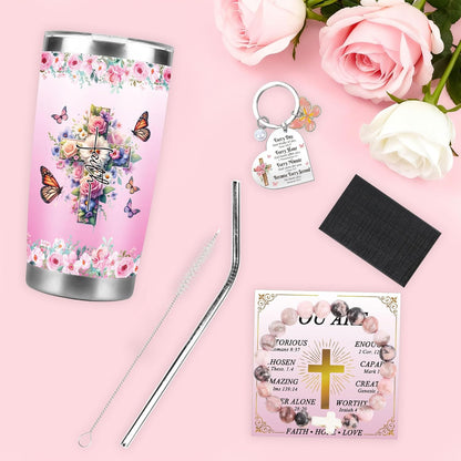 Tennis Gifts for Women Men, Funny Sport Accessories Gift, Includes 20 oz Tumbler Keychain Sock, Birthday Christmas Team Present for Tennis Lovers Players