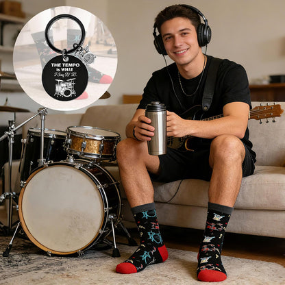Tennis Gifts for Women Men, Funny Sport Accessories Gift, Includes 20 oz Tumbler Keychain Sock, Birthday Christmas Team Present for Tennis Lovers Players