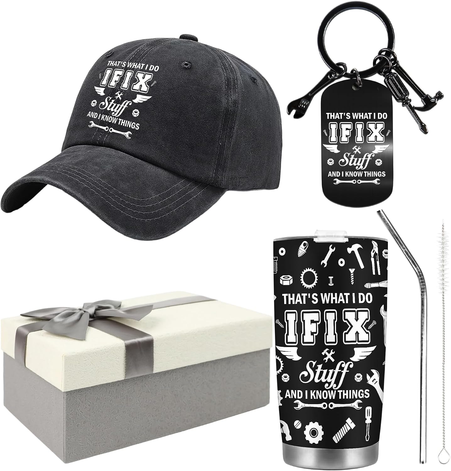 Tennis Gifts for Women Men, Funny Sport Accessories Gift, Includes 20 oz Tumbler Keychain Sock, Birthday Christmas Team Present for Tennis Lovers Players