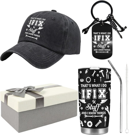 Tennis Gifts for Women Men, Funny Sport Accessories Gift, Includes 20 oz Tumbler Keychain Sock, Birthday Christmas Team Present for Tennis Lovers Players