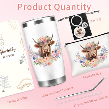 Tennis Gifts for Women Men, Funny Sport Accessories Gift, Includes 20 oz Tumbler Keychain Sock, Birthday Christmas Team Present for Tennis Lovers Players