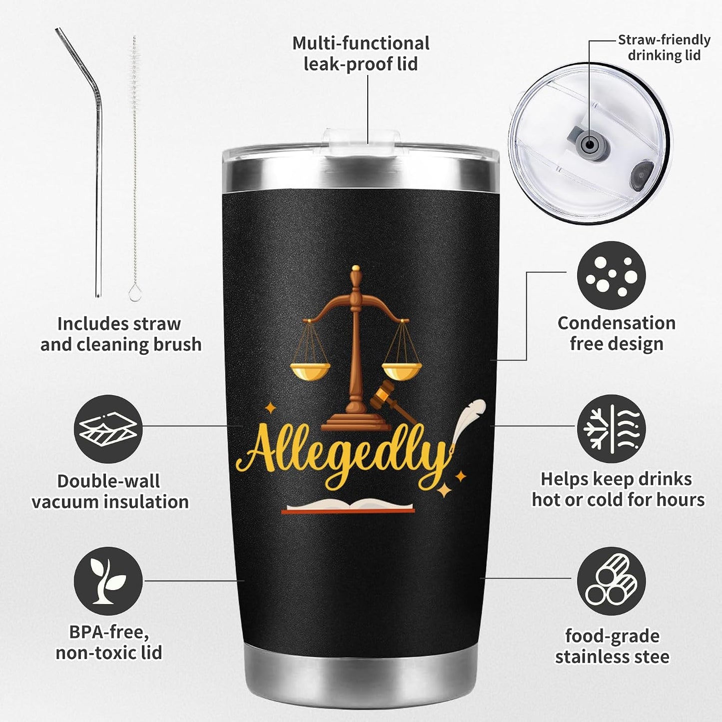 Tennis Gifts for Women Men, Funny Sport Accessories Gift, Includes 20 oz Tumbler Keychain Sock, Birthday Christmas Team Present for Tennis Lovers Players