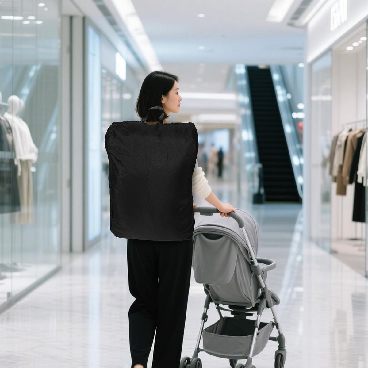 Stroller Airport Bag for Pram and Pushchair Travel with Shoulder Strap