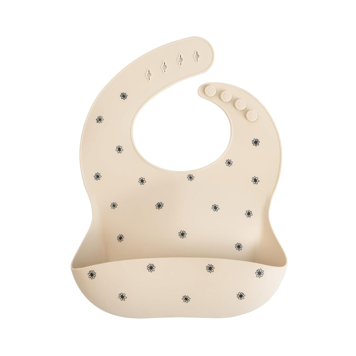 Silicone Baby Bib | Adjustable Fit Waterproof Bibs (Whales) - Colors B