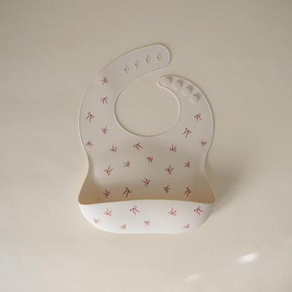 Silicone Baby Bib | Adjustable Fit Waterproof Bibs (Whales) - Colors B
