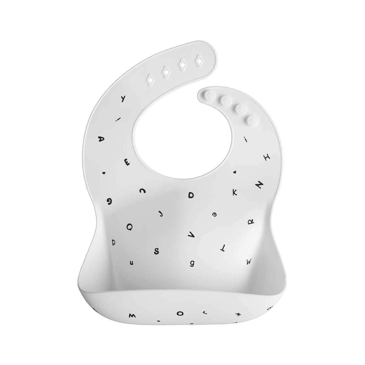 Silicone Baby Bib | Adjustable Fit Waterproof Bibs (Whales) - Colors B