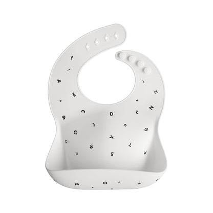 Silicone Baby Bib | Adjustable Fit Waterproof Bibs (Whales) - Colors B