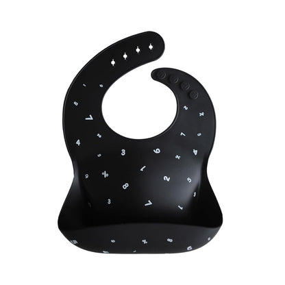 Silicone Baby Bib | Adjustable Fit Waterproof Bibs (Whales) - Colors B