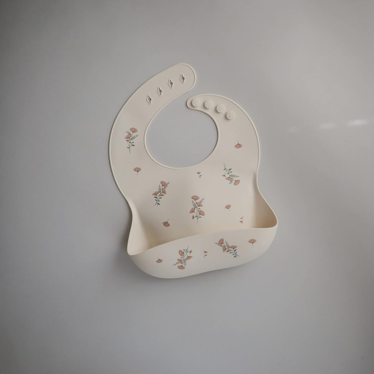 Silicone Baby Bib | Adjustable Fit Waterproof Bibs (Whales) - Colors B