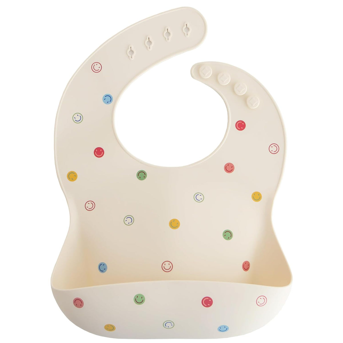 Silicone Baby Bib | Adjustable Fit Waterproof Bibs (Whales) - Colors B