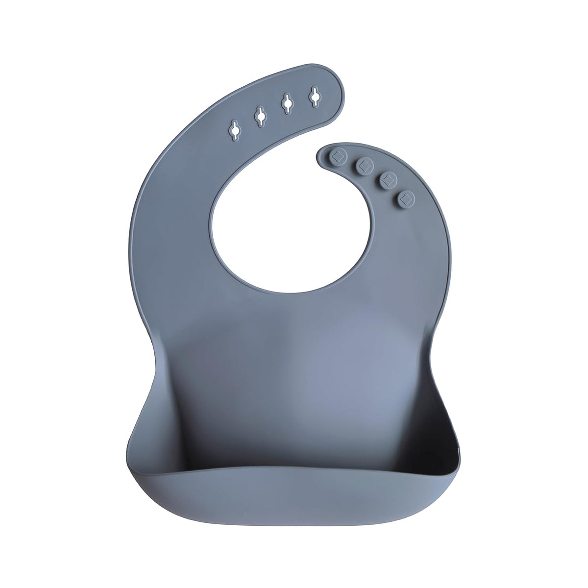 Silicone Baby Bib | Adjustable Fit Waterproof Bibs (Whales) - Colors B