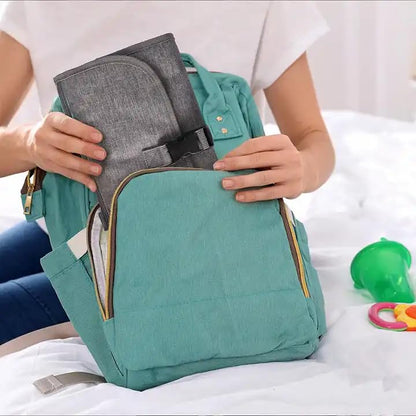 Portable Diaper Changing Pad for Newborn Girl & Boy Baby with Detachable Wipes Pockets &- Fully Padded & Waterproof Travel Changing kit for Baby