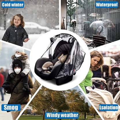 Car Seat Rain Cover,Food Grade EVA,Universal Car Seat Rain Cover