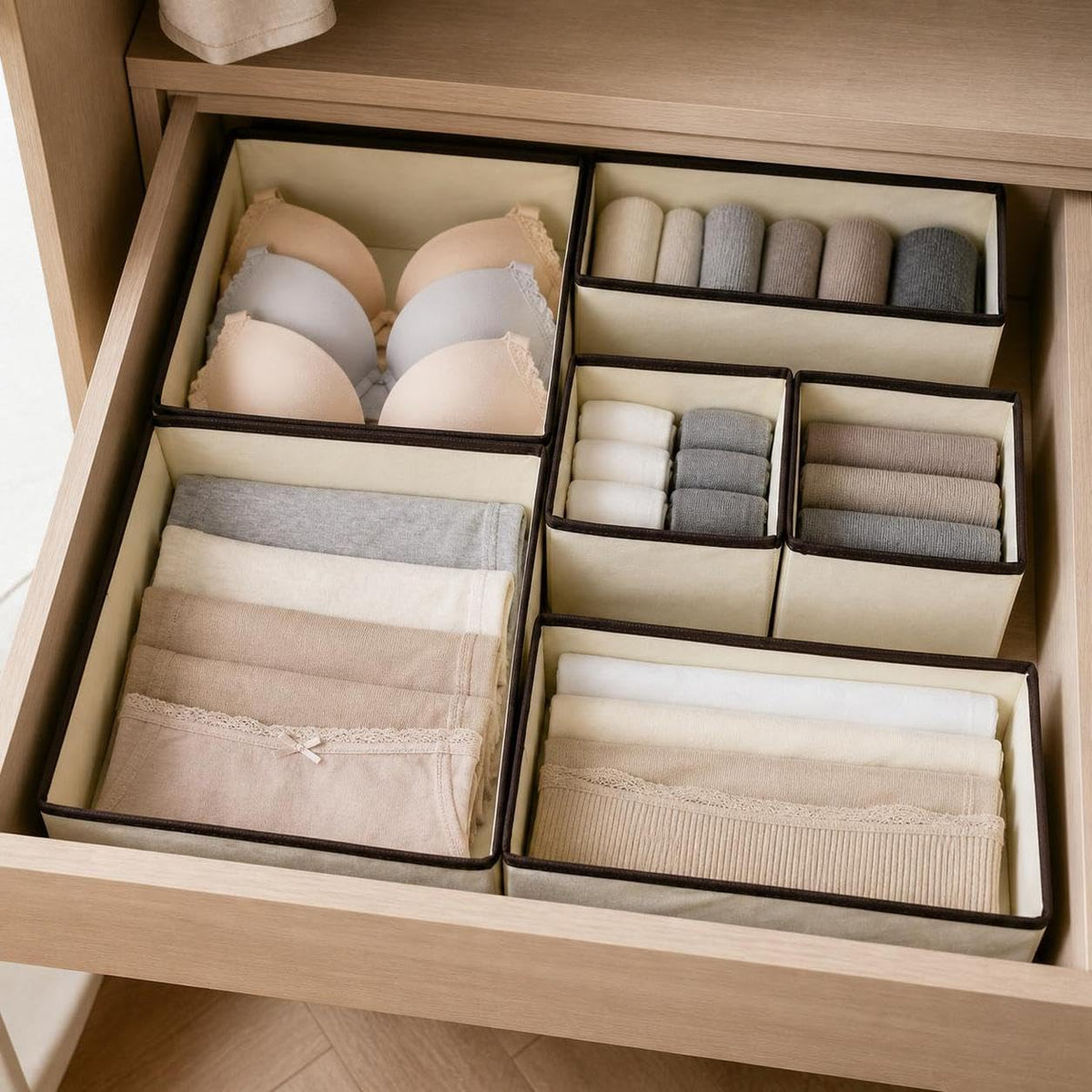 Underwear Drawer Organizer, Foldable