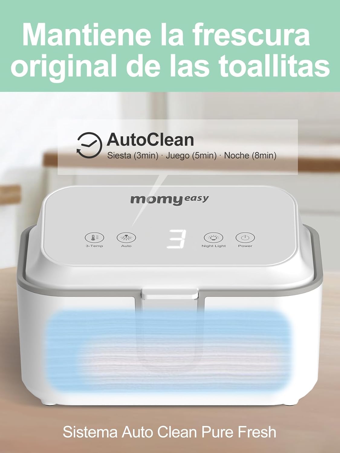 Baby Wipe Warmer, Wipe Warmer with Digital Temperature Control