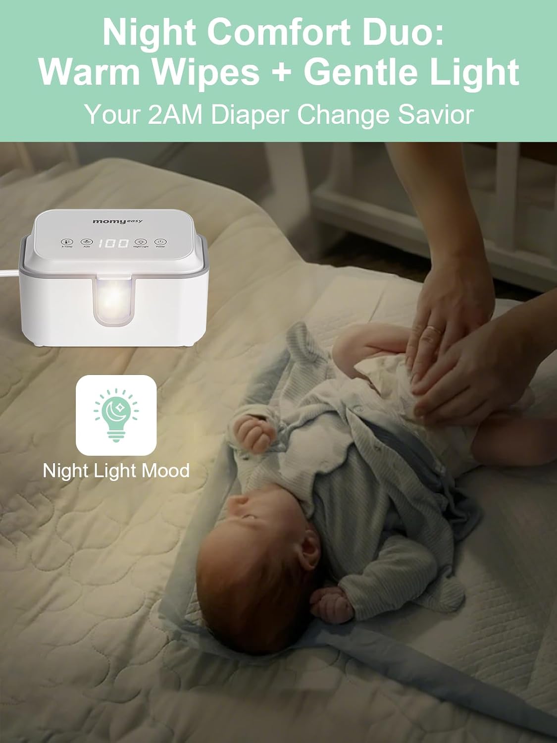 Baby Wipe Warmer, Wipe Warmer with Digital Temperature Control