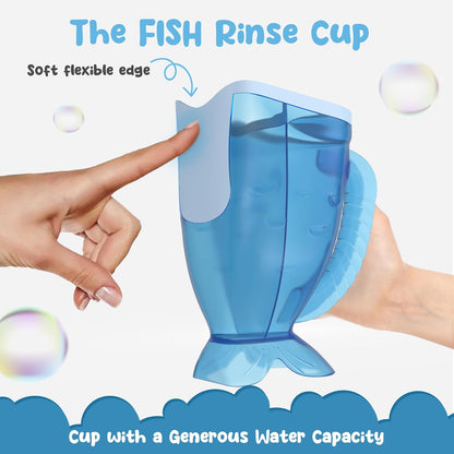 Pink Baby Rinser Cup and Bath Pail - Tear-Free, Non-Toxic, BPA-Free Accessory for Kids of All Ages - Provides Gentle, Safe, Enjoyable Bathing