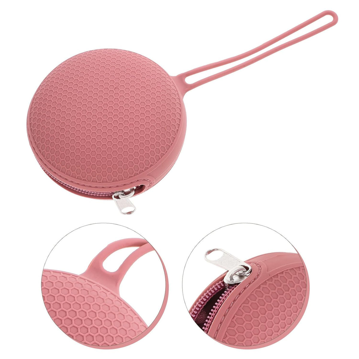 Portable Silicone Pacifier Storage Pouch Bag Lightweight Travel Case Holder for Accessories and Stroller Use, Keep Pacifier Holders Clean and Organized