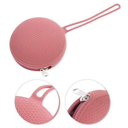 Portable Silicone Pacifier Storage Pouch Bag Lightweight Travel Case Holder for Accessories and Stroller Use, Keep Pacifier Holders Clean and Organized