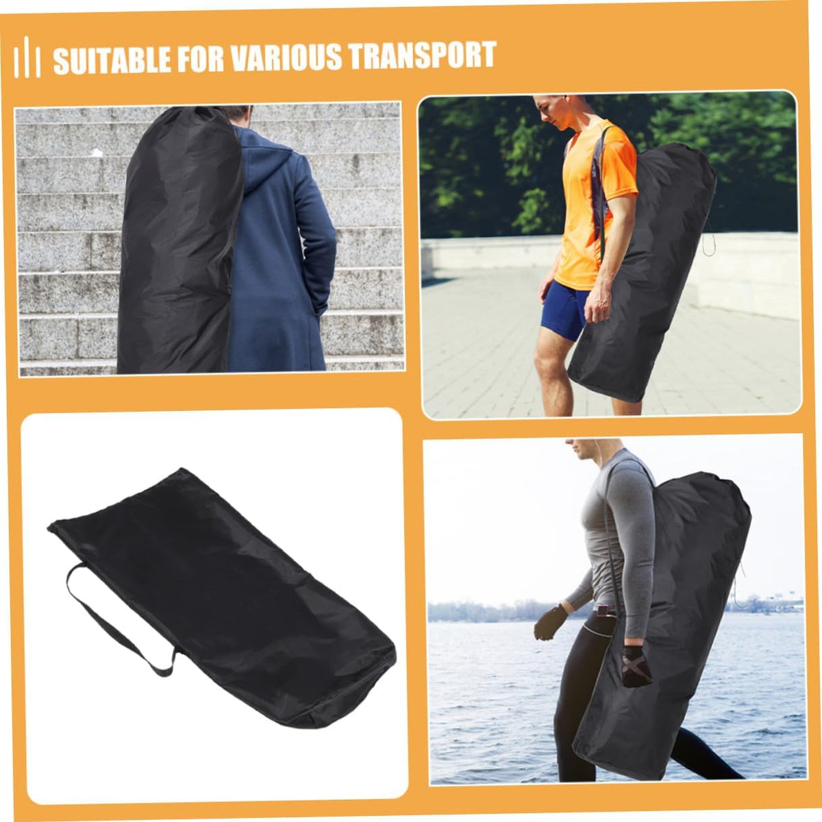 2pcs Foldable Stroller Travel Bag for Airplane Transport, Padded Storage Organizer with Shoulder Strap, Gate Check Cover for Stroller Carrying and Travel