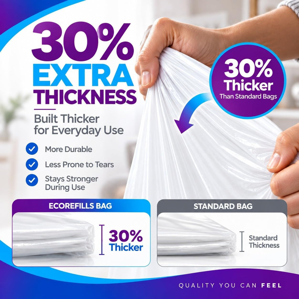 Diaper Pail Refills Compatible with Dekor PLUS, 9 Pack