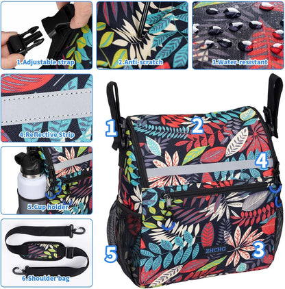 Wheelchair Bags to Hang on Back, Wheel Chair Accessories Storage Bag