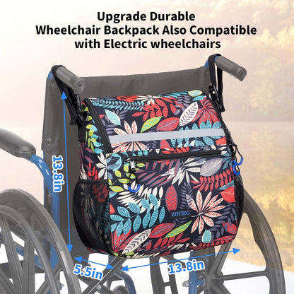 Wheelchair Bags to Hang on Back, Wheel Chair Accessories Storage Bag