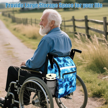 Wheelchair Bags to Hang on Back, Wheel Chair Accessories Storage Bag